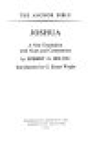 Image of The Anchor Bible: Joshua - Volume 6