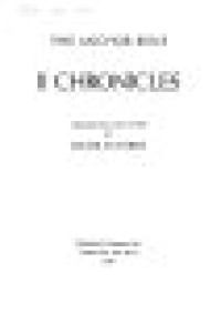 Image of The Anchor Bible: II Chronicles