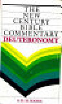 Image of The New Century Bible Commentary: Deuteronomy