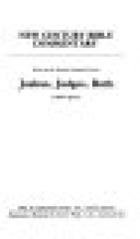 Image of The New Century Bible Commentary: Joshua, Judges, Ruth