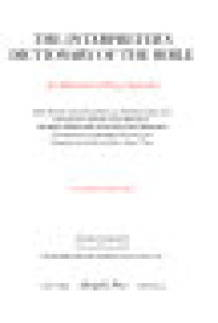 Image of The Interpreter's Dictionary of the Bible