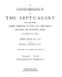 Image of A Concordance to The Septuagint Volume 2