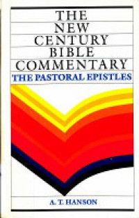 Image of The New Century Bible Commentary The Pastoral Epistles