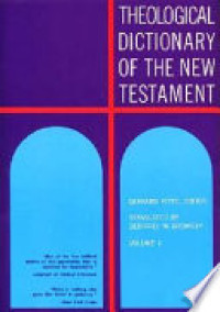 Image of Theological Dictionary of The New Testament Volume I