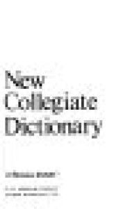 Image of Webster's New Collegiate Dictionary