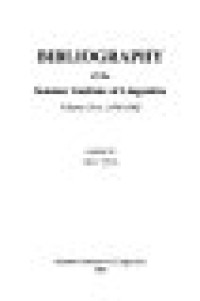 Image of Bibliography of The Summer Institute Of Linguistics Volume Two: 1976-1982