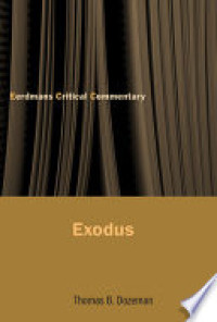 Image of Eerdmans Critical Commentary - Exodus