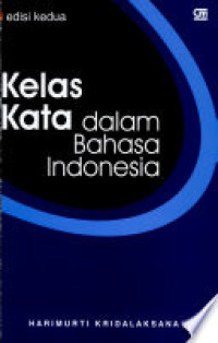 Image of Kelas Kata dalam Bahasa  Indonesia