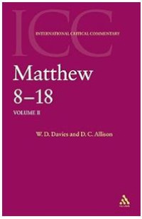 Image of (ICC) International Critical Commentary Matthew 8-18