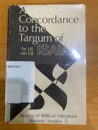 Image of A Concordance to the Targum of Isaih