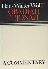Image of A Continental Commentary Obadiah And Jonah
