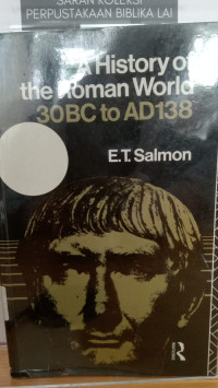 Image of A history of the Roman World 30BC to AD138