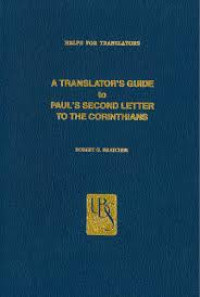Image of A Translator's Guide to Paul Second Letter To The Corinthians