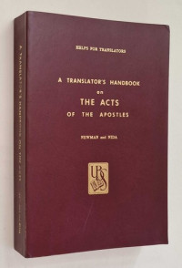 Image of A Translator's Handbook on The ACTS Of The Apostles