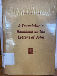 Image of A Translator's Handbook on the Letters of John