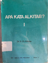 Image of Apa kata Alkitab? 1