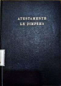 Image of Atestamente Le'dimpsha