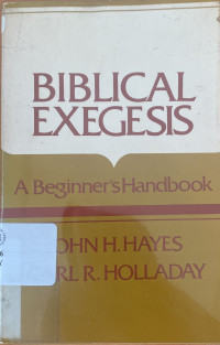 Image of Biblical Exegesis: A Beginner's Handbook