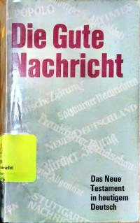 Image of Die Gute Nachricht Das NeueTestament In Heutigem Deutsch