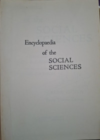 Image of ENCYCLOPEDIA OF THE SOCIAL SCIENCES VOL 11-12