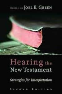 Image of Hearing the New Testament: Strategies for Interpretation