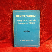 Image of HERMENEUTIK: Prinsip dan Metode Penafsiran Alkitab