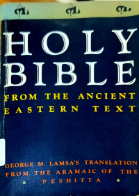 Image of Holy Bible from The ancient Eastrern Text