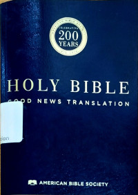 Image of Holy Bible Good News Translation