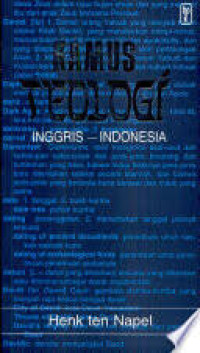 Image of Kamus Teologi Inggris - Indonesia