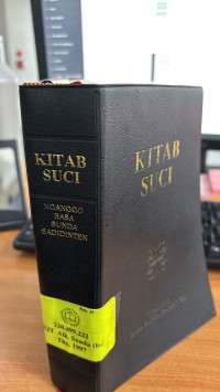 Image of Kitab Suci. Nganggo Basa Sunda Sadidinten Thn 1997