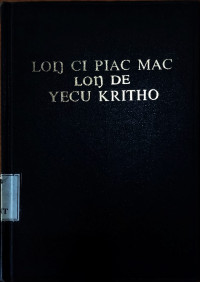 Image of Lon Ci Piac Mac Lon De Yecu Kritho