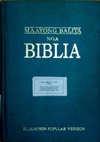 Image of Maayong Balita Nga Biblia