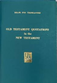 Image of Old Testament Quotations In the New Testament