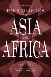 Image of Phonologies of Asia and Africa: (Including the Caucasus) Volume 1