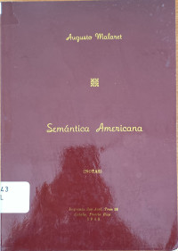 Image of Semantica Americana (NOTAS)