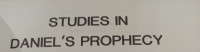 Image of Studies In Daniel's Prophecy