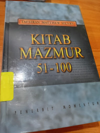 Image of Tafsiran Matthew Henry Kitab Mazmur 51 - 100