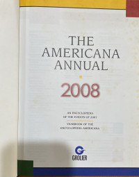 Image of THE AMERICANA ANNUAL 2008