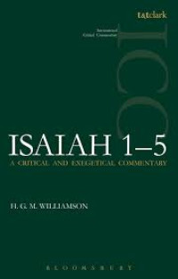 Image of The International Critical Commentary Isaiah 1-5