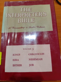Image of The Interpreter's Bible Volume 3