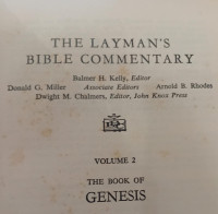 Image of The Layman's Bible Commentary The Book of Genesis