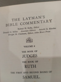 Image of The Layman's Bible Commentary The Book of Judges, Ruth, Samuel