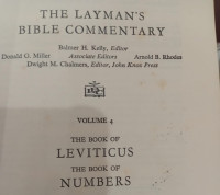 Image of The Layman's Bible Commentary The Book of Leviticus - Numbers