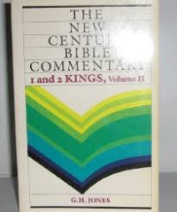 Image of The New Century Bible Commentary 1 and 2 KINGS, Volume II
