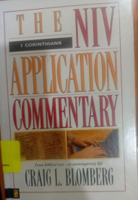 Image of The Niv 1 Corinthians Application Commentary