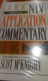 Image of The Niv Galatians Application Commentary
