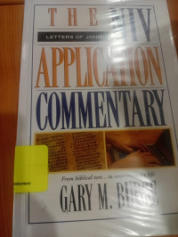 Image of The Niv Letters of John Application Commentary