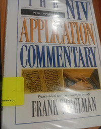Image of The Niv Philippians Application Commentary