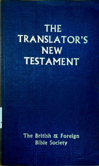 Image of The Translator's New Testament