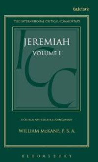 Image of The International Critical Commentary : Jeremiah Volume I